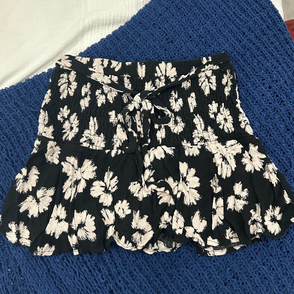 SOLD Urban Romantics Floral Mini Skirt